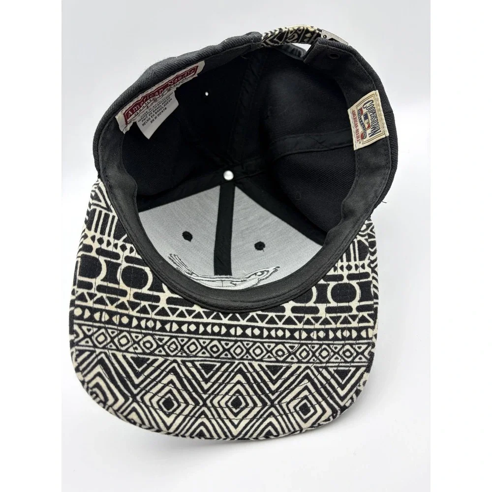 American Needle Cooperstown MLB‎ Retro Bird Hat Black Strapback Cap